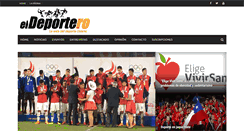 Desktop Screenshot of eldeportero.cl